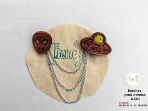 Broches para camisa Extraterrestre - Ovni