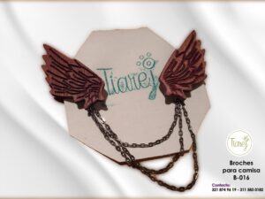 Broches para camisa Alas 2