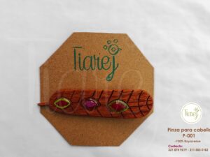 Pinza para cabello Pluma