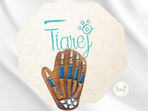 Pinza para cabello Mano esqueleto