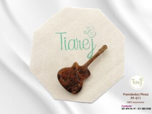 Prendedor/Pinza Guitarra Paz - Amor - Música